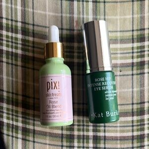Pixi Rose Oil Blend & Kat Burki Eye Serum Set